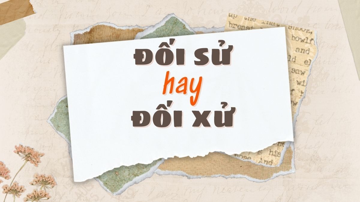 Hình ảnh minh họa sự nhầm lẫn giữa hai từ