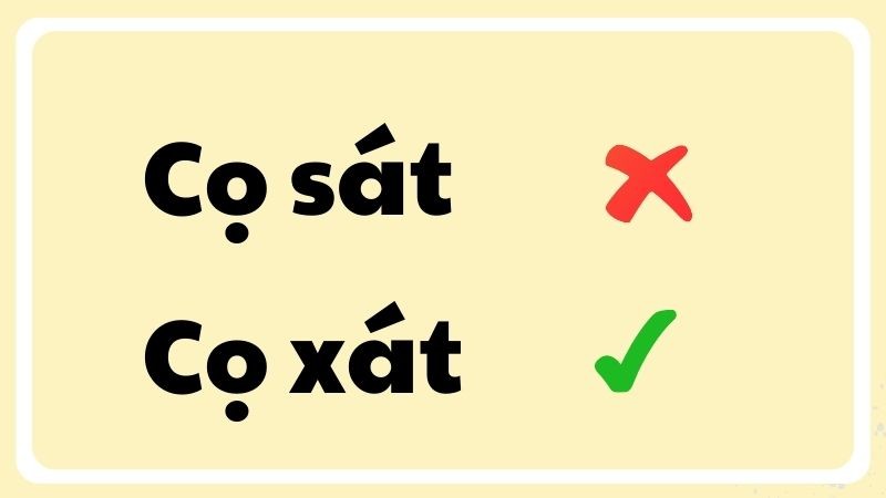 Hình ảnh minh họa về sự cọ xát