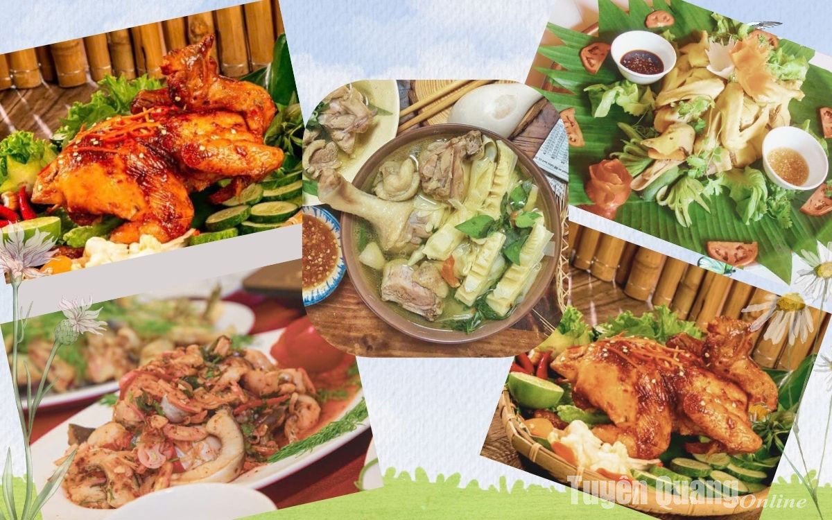 Ẩm thực tại Bách Thảo Ngân mang đậm hương vị núi rừng xứ Tuyên