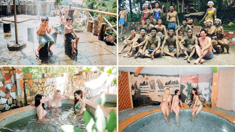 Các dịch vụ đa dạng tại suối nước nóng Tuyên Quang