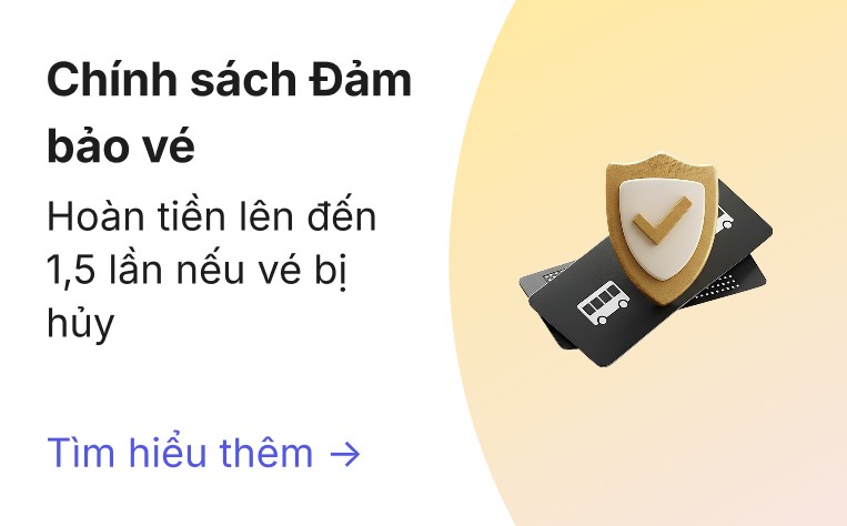 Chính sách Đảm bảo vé trên redBus Việt Nam