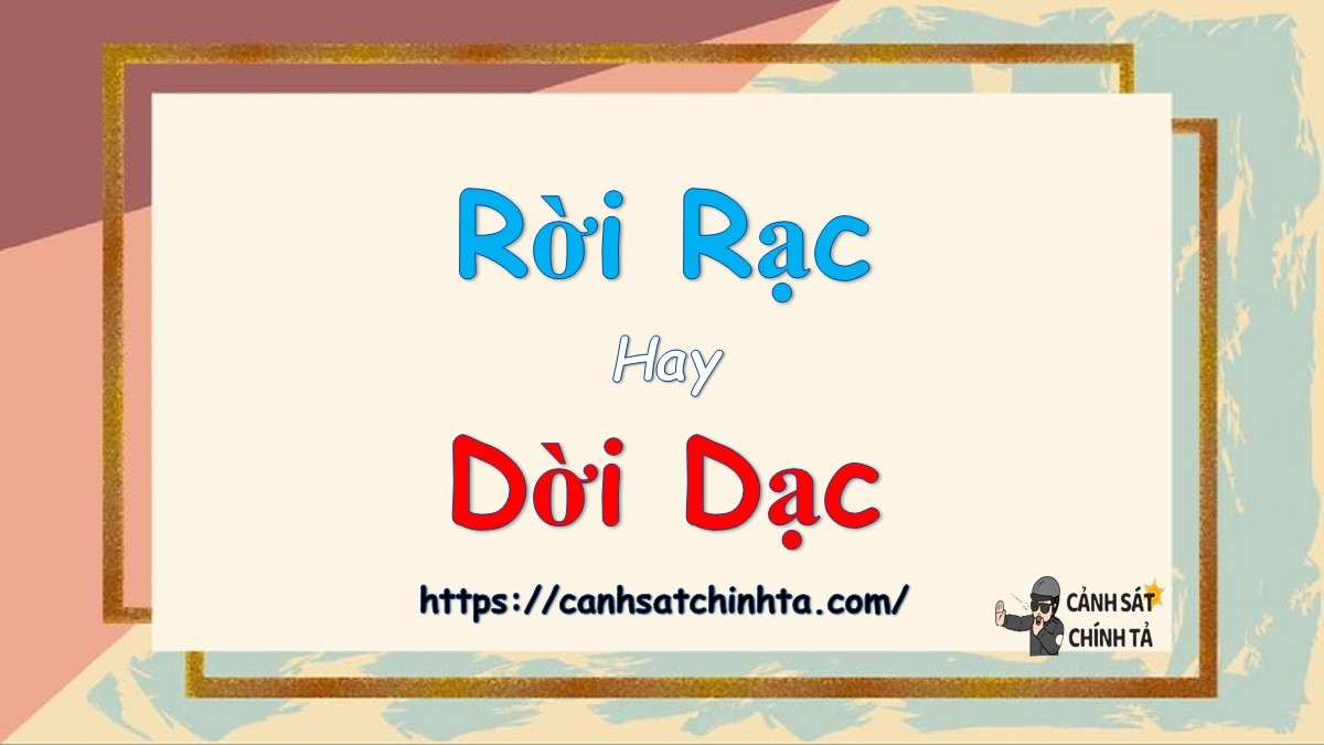 Hình ảnh minh họa sự rời rạc của các yếu tố