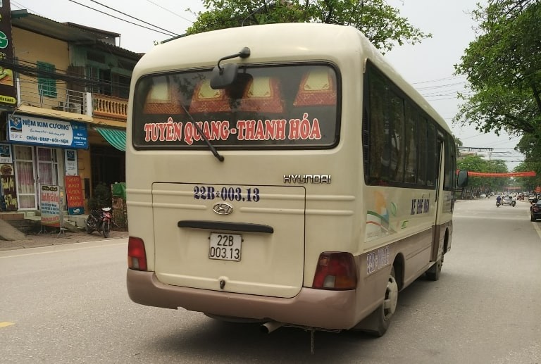 Xe khách Tấn Lùn ghế ngồi