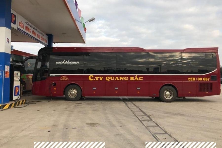 Nhà xe khách Quang Bắc đi Tuyên Quang