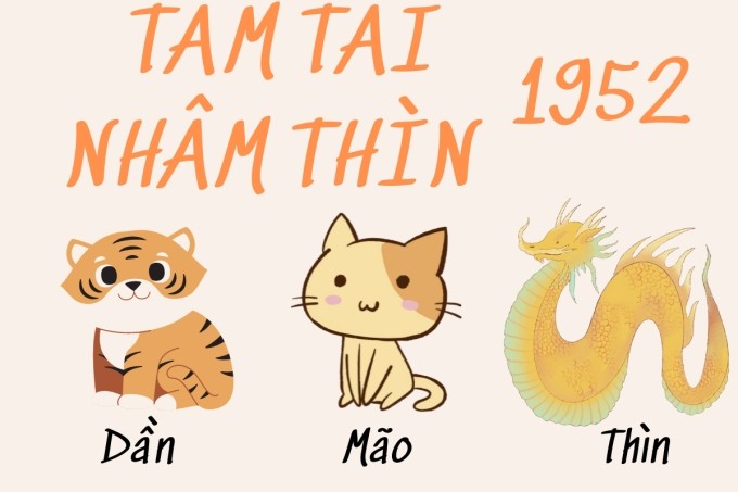 Tam tai của tuổi Nhâm Thìn