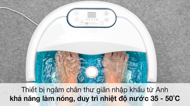Bồn ngâm chân giúp tăng cường sức khỏe và thư giãn hiệu quả